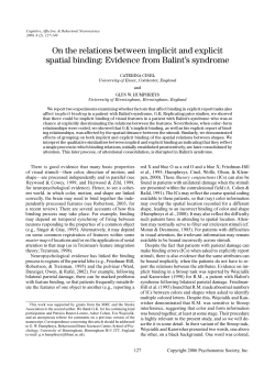 On the relations between implicit and explicit spatial binding