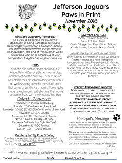 Jefferson Jaguars Paws in Print