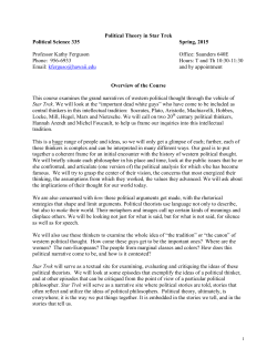 Sample Syllabus - University of Hawaii Political Science