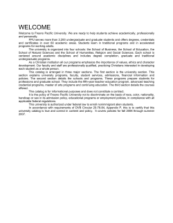 This catalog is arranged in four major sections