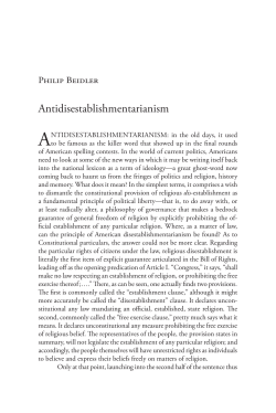 Antidisestablishmentarianism