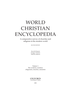 Spanish North Africa - World Christian Database