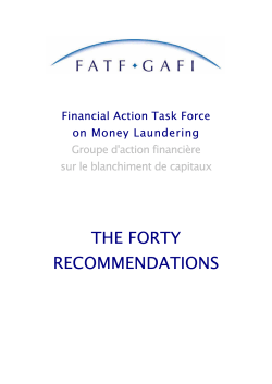 the forty recommendations