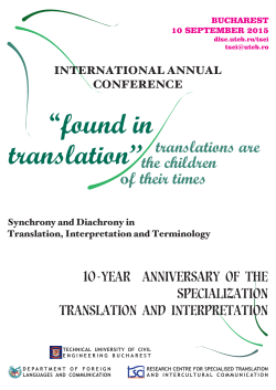 Conference programme