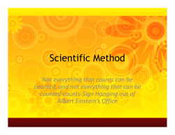Scientific Method