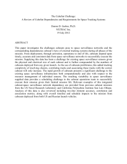 S5.3 The CubeSat Challenge