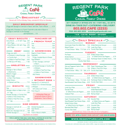 71191 Regent Park_Cafe Menus.indd