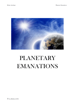 Planetary Emanations