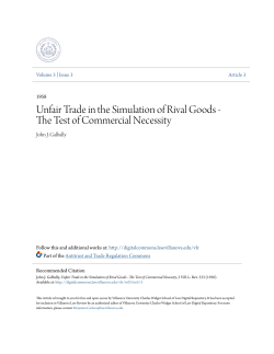 Unfair Trade in the Simulation of Rival Goods