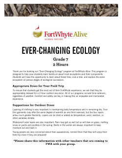 ever-changing ecology