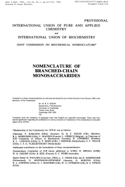 nomenclature of branched-chain