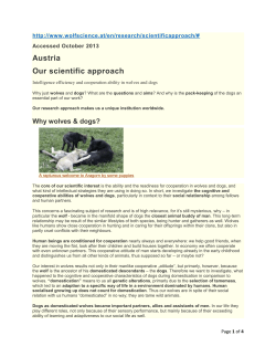 Austria Our scientific approach