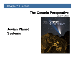 The Cosmic Perspective Jovian Planet Systems