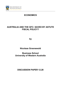 SAVED BY ASTUTE FISCAL POLICY?