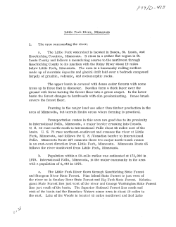 Little Fork River, Minnesota