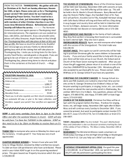 SCRIP is sold every weekday from 8am to 3pm in the Parish Office