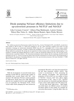 Diode pumping Nd-laser eБciency limitations due to up