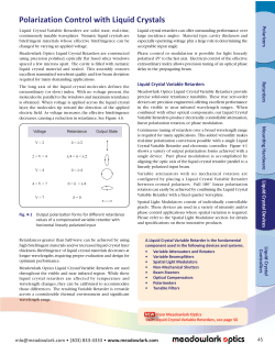 Polarization Control with Liquid Crystals