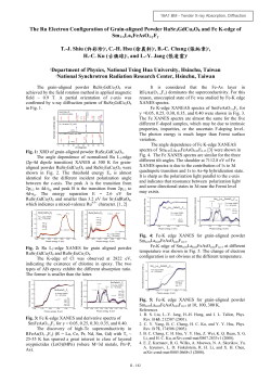 The Ru Electron Configuration of Grain-aligned Powder