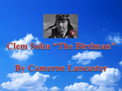 Clem Sohn "The Birdman"