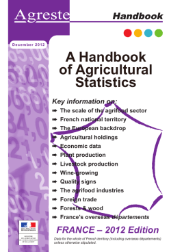 A Handbook of Agricultural Statistics