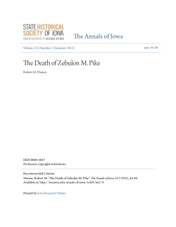 The Death of Zebulon M. Pike