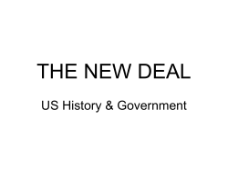 THE NEW DEAL