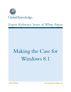 Making the Case for Windows 8.1