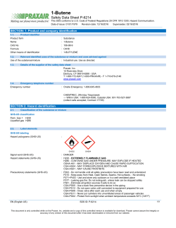 1 Butene Safety Data Sheet SDS P6214