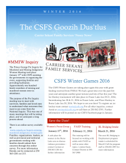 CSFS Goozih Dust`lus Quarterly Print Edition