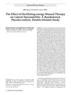 - Journal of Hand Therapy