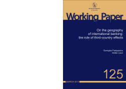 On the geography of international banking: the role of third