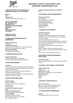 SIP 3 - Oxidising compressed gas PDF