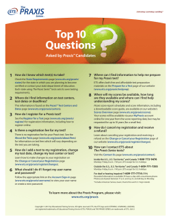 Top 10 Questions - UK College of Education