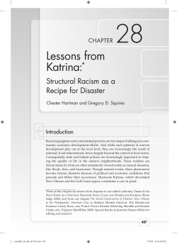 Lessons from Katrina - Racial Equity Tools