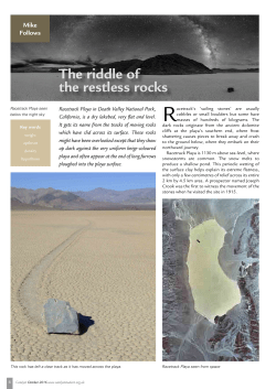 The riddle of the restless rocks