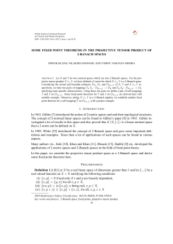 some fixed point theorems in the projective tensor product of 2