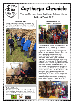 Newsletter28 04 17 - Caythorpe Primary School