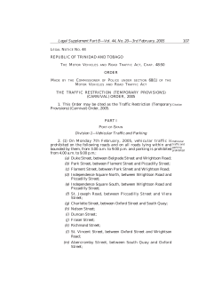 Legal Notice No. 44, Vol. 44, No. 20, 3rd February, 2005