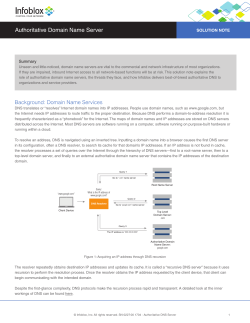 Authoritative Domain Name Server