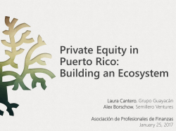 Private Equity in Puerto Rico