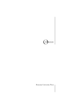 Bononia University Press - Magna Charta Observatory