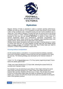 Hydration