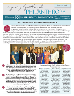 February - Martin Health System