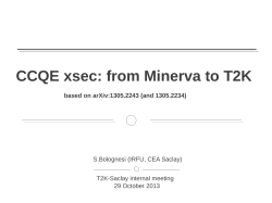 CCQE xsec: from Minerva to T2K