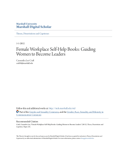 Female Workplace Self-Help Books: Guiding Women to Become