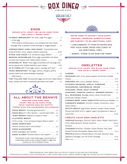 eggs omelettes all about the bennys