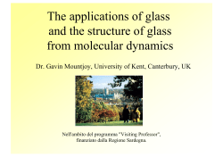 The applications of glass and the structure of glass from molecular