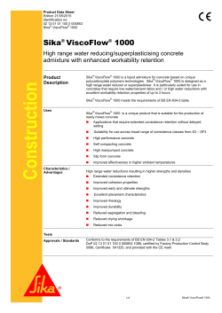 Sika&reg; ViscoFlow&reg; 1000