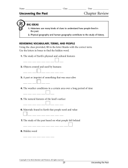 Chapter Review
